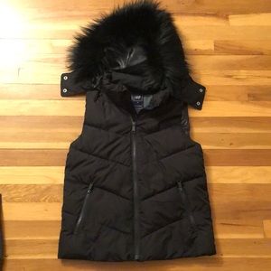 Black Puffer vest